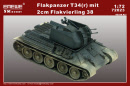 72023 flakpanzer t34(r) mit 2cmflakvierling 38